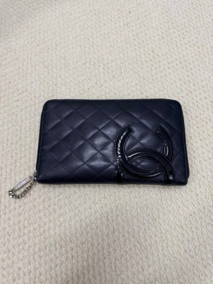 Chanel Cambon Ligne Zip-Around Continental Wallet