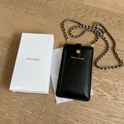 Chanel Coco  Black Phone Crossbody Bag（GWP）